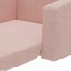 image 6 of AIYAPLAY Kids Sofa Bed, Folding Toddler Armchair Recliner Couch Pink Pink