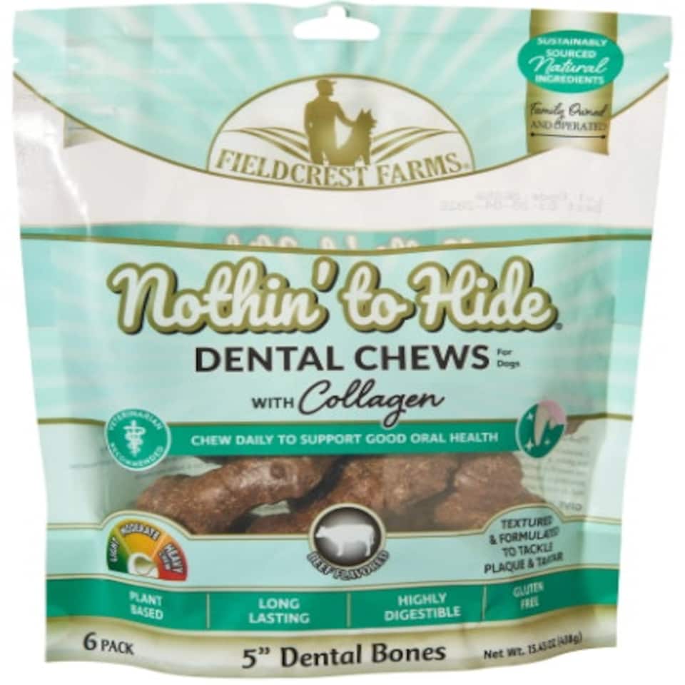 Nothing To Hide Dental Bone Beef 5" 6PK