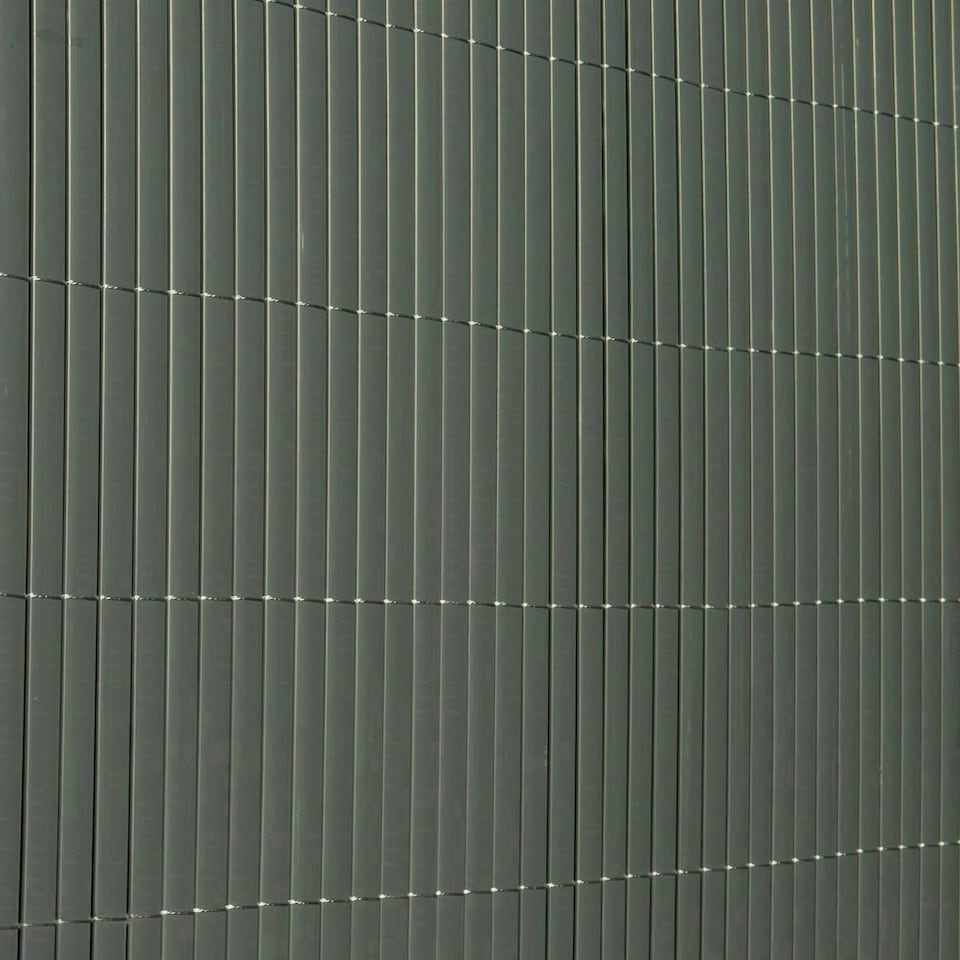 image 1 of Primrose Artificial Grey Bamboo Cane Garden Privacy Screening Roll 4m x 1m