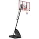 image 1 of SPORTNOW Adjustable Basketball Hoop with Weighted Base, 2.4-2.9m, Red