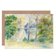image 1 of Renoir Painting View Of A Park Card