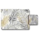 image 2 of Gold & Black Leaves (Placemat & Coaster Set)