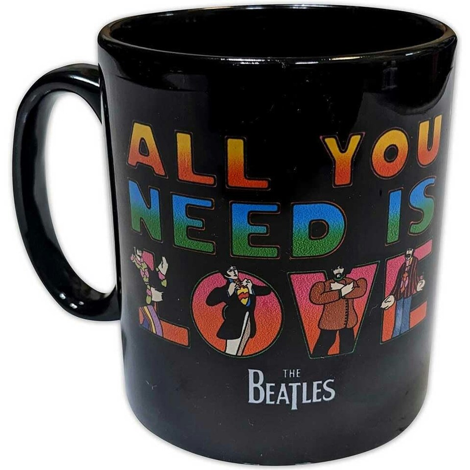 The Beatles Unboxed Mug: Yellow Submarine All You Need Is Love - black - Drinking Items N/A