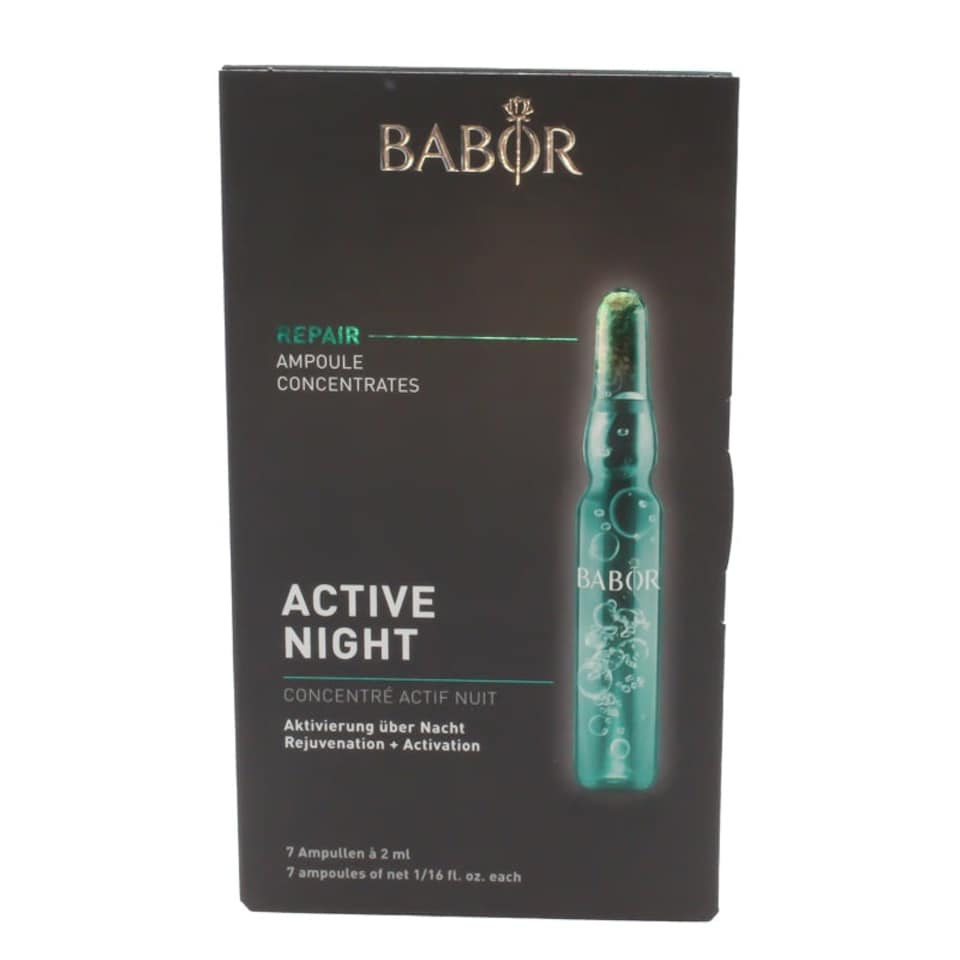 image 1 of Babor Ampoule Face Serum 7 x 2ml Concentrates Active Night Repair
