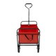 image 8 of Red Heavy Duty Foldable Garden Festival Trolley Cart Wagon Truck