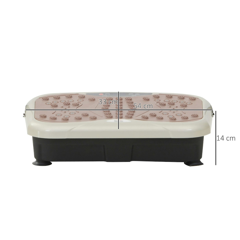 image 1 of HOMCOM Vibration Plate Machine Fitness Body Shaper Slim Trainer Home