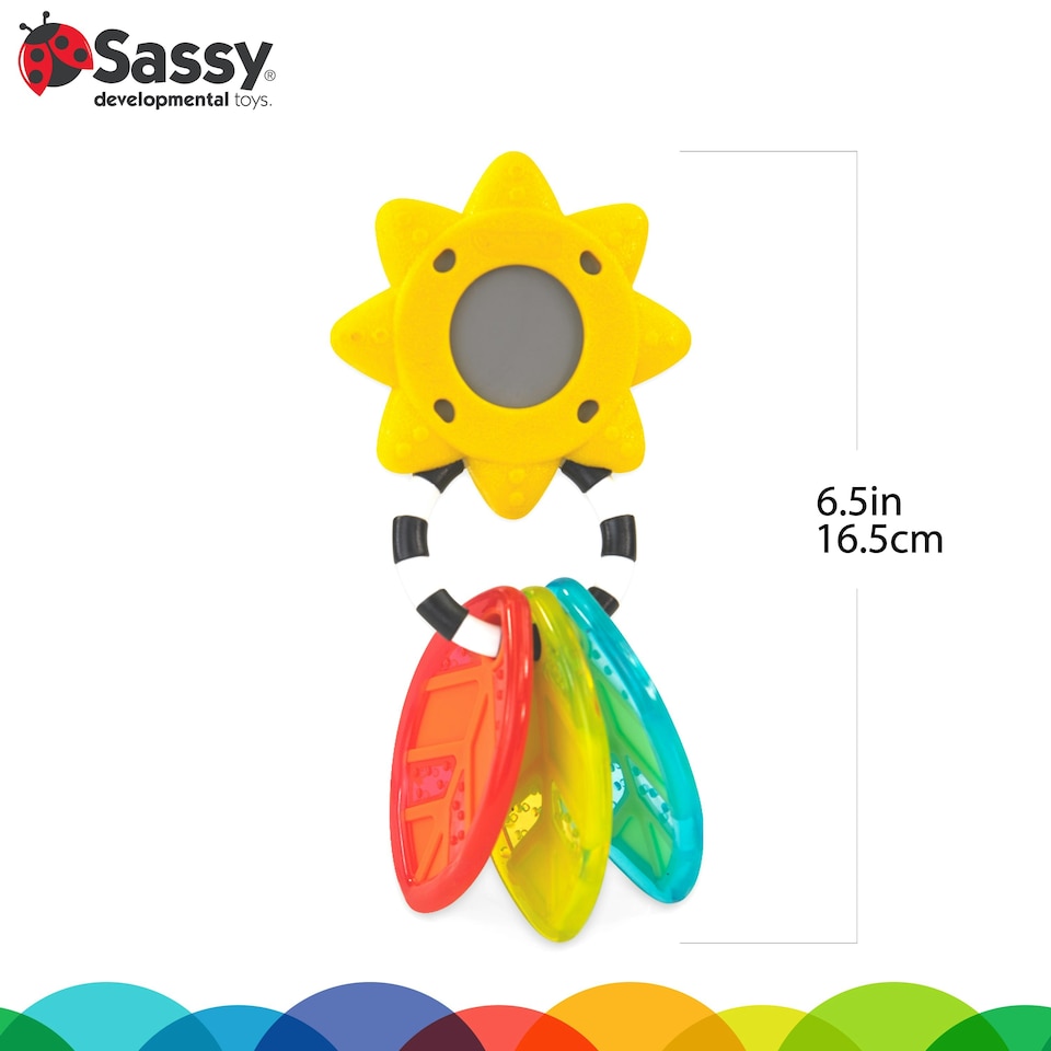 image 1 of Sassy Eco Sunshine Shake & Teethe Rattle