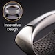image 5 of Gourmet Easy Professional Garlic Rocker - Silver