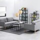 image 5 of Infinity Square/Coffee Table Setin Matt Black Set of 3