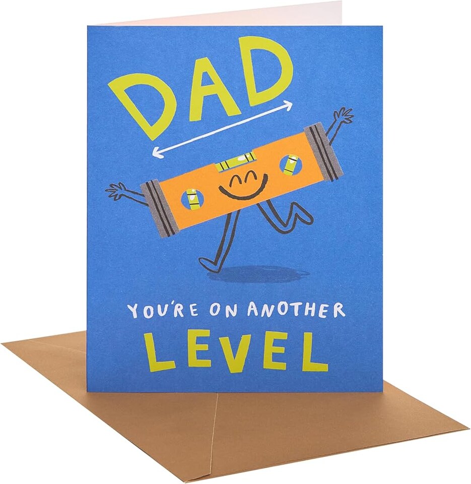image 1 of Spirit Level Design Dad Father's Day Card