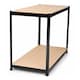 image 7 of Industrial Heavy Duty Steel Workbench Table Shelving Garage Shed | Black
