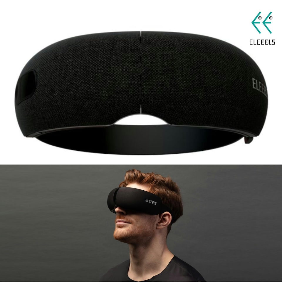 image 1 of Eleeels R6 Eye Care Massager with Air Acupressure - 4 Modes for Ultimate Relaxation