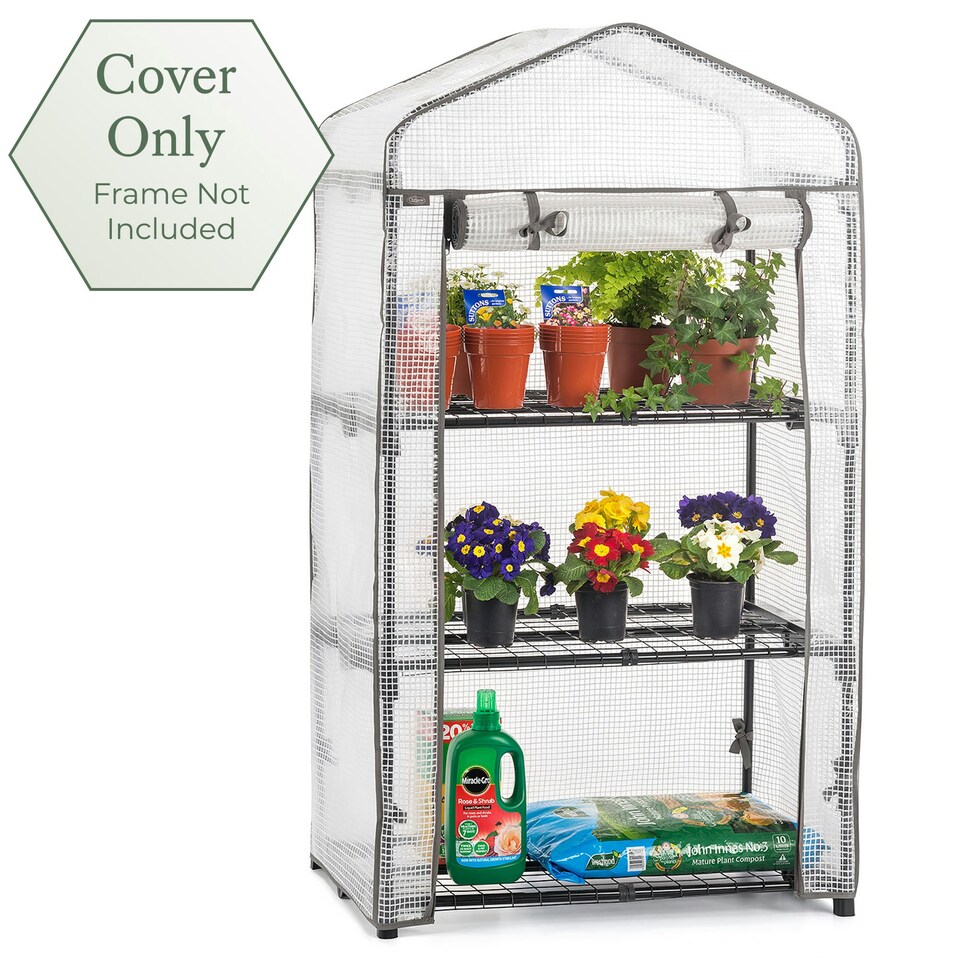image 1 of 3 Tier Greenhouse Cover (PE)