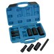 image 5 of 9pc Wheel Lock Removal Remover Impact Sockets Hub Cap Replacer Installer