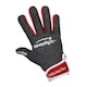 image 1 of Murphys Unisex Adult Contrast Gaelic Gloves - Grey/Red/White - L