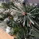 image 5 of 90cm (3ft) Frosted Glacier Christmas Swag with Pine Cones