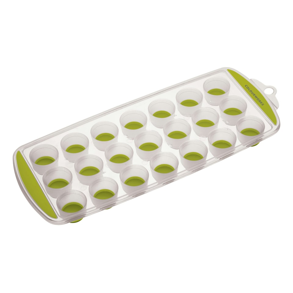image 1 of Colourworks Silicone Ice Cube Tray Green