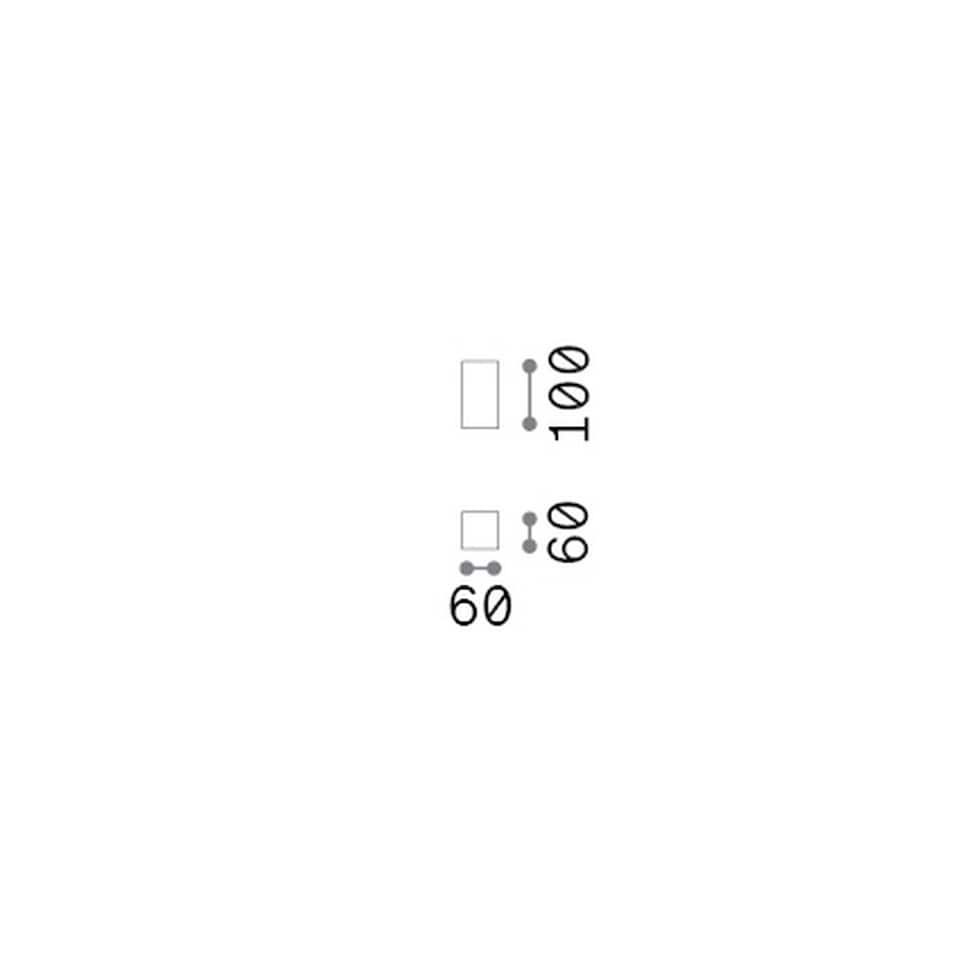 image 1 of Look Square Surface Mounted Downlight Black 1x GU10