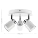 image 7 of ValueLights Benton White IP44 Round Adjustable Ceiling Light | White