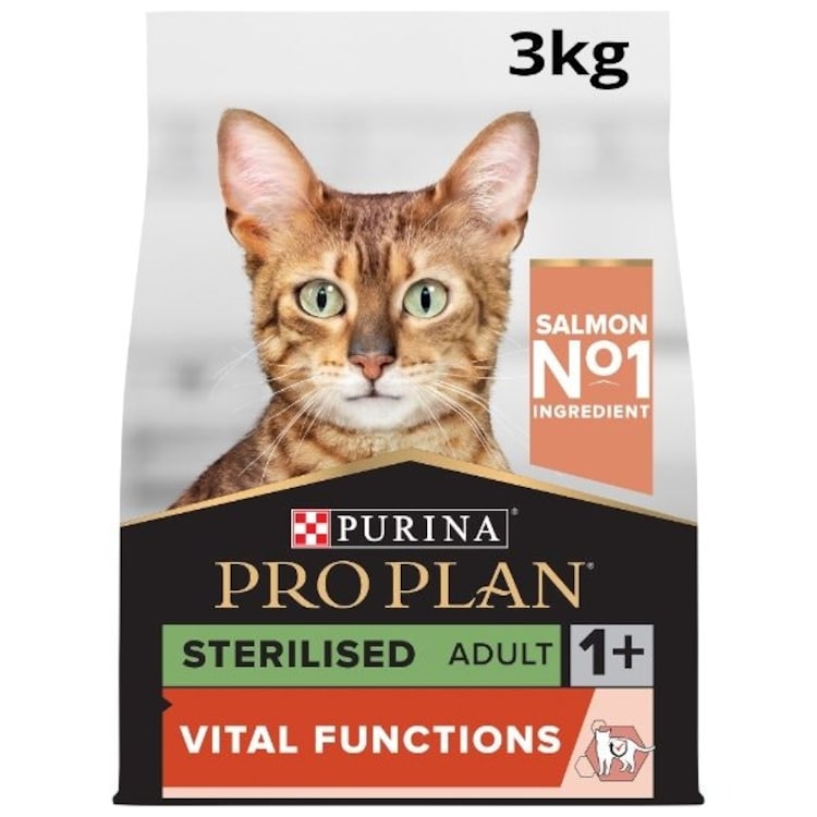 Purina Pro Plan Optisenses Sterilised Adult Dy Cat Food - Salmon & Rice