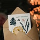 image 3 of Cute Jungle Flowers Kids Age 4 Year Old Girl Child Kids 4th Birthday Card