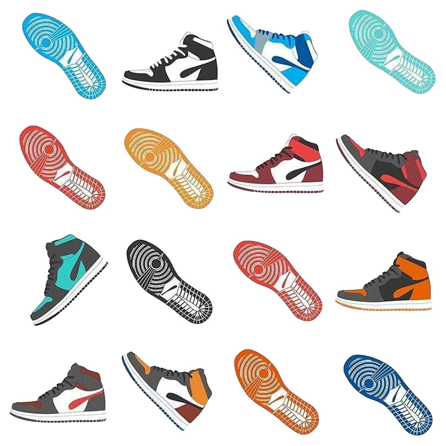 K Collection Vibes Sneaker Wallpaper Multi Multicoloured 1