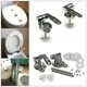 image 7 of Marco Paul Stainless Steel Toilet Seat Fittings Silver