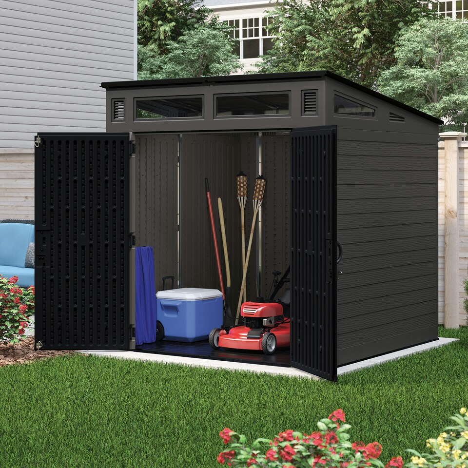 image 1 of Suncast Moda Modernist Shed 7x7 | Grey