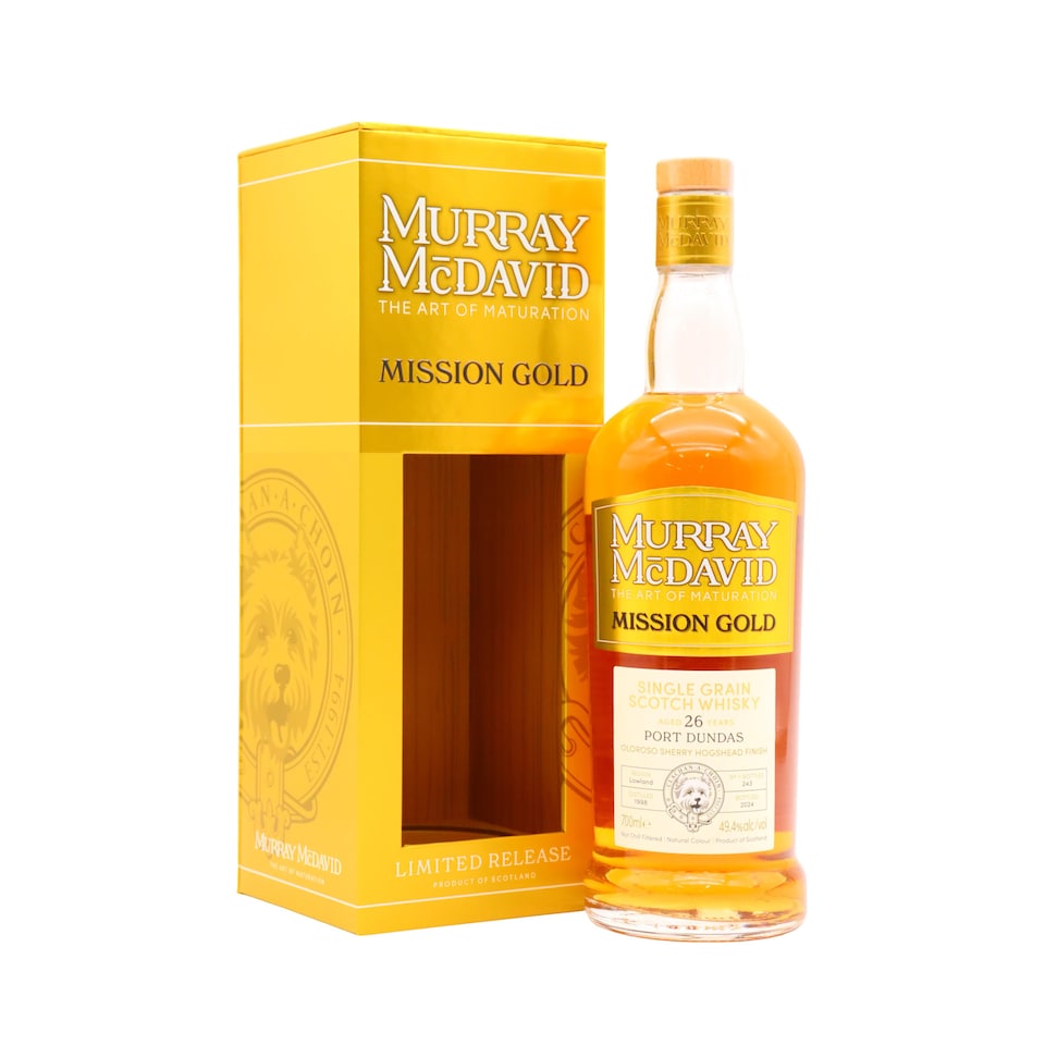 image 1 of Port Dundas (silent) - Murray McDavid Mission Gold Series Single Cask No. 2410052 1998 26 year old Whisky