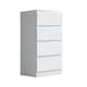 image 5 of FWStyle Stora 4 Drawer Chest of Drawers - Matt White