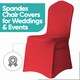 image 8 of Chair Cover Spandex Polyester Stretch, Flat Dining Slipcovers - 10pcs