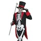 image 2 of Bristol Novelty Childrens/Kids Mr Bone Jangles Halloween Costume - Black/White/Red - M M