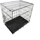 image 3 of Marco Paul 24"  Double Door Dog Crate Black