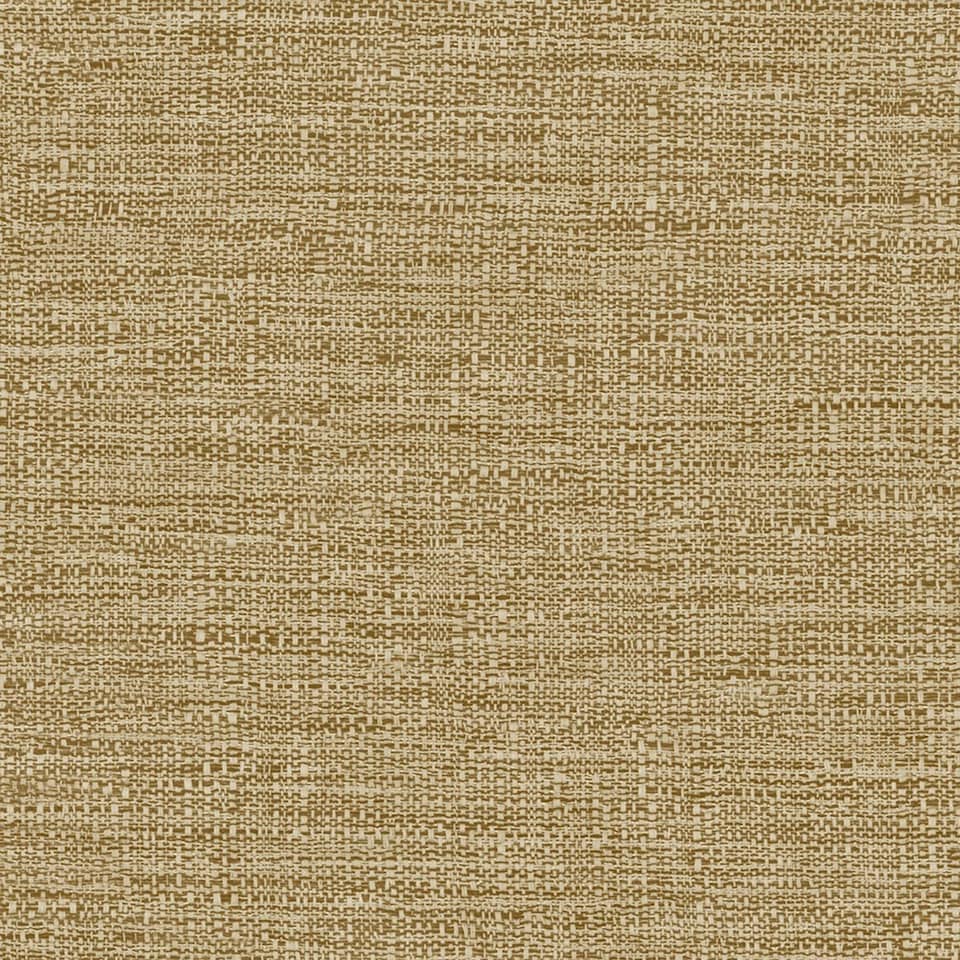 image 1 of Grandeco Telma Slubbed Fabric Hessian Textured Luxury Wallpaper, Golden Straw | Yellow | Straw | 5.32m2