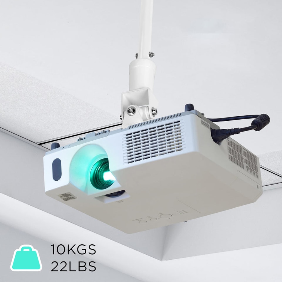 image 1 of Duronic PB08XL Extendable Projector Mount Wall Ceiling 10kg Capacity