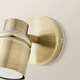 image 5 of ValueLights Benton Antique Brass IP44 Bathroom Adjustable Wall Light | Gold