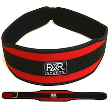 Red Nylon Weightlifting Belt Black | XL
