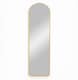 image 1 of Full Length Mirror with Metal Frame Wall Mounted Free Standing Floor | Gold