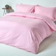 image 4 of Homescapes Pink Egyptian Cotton Fitted Sheet 200 TC, Single | Pink | Single