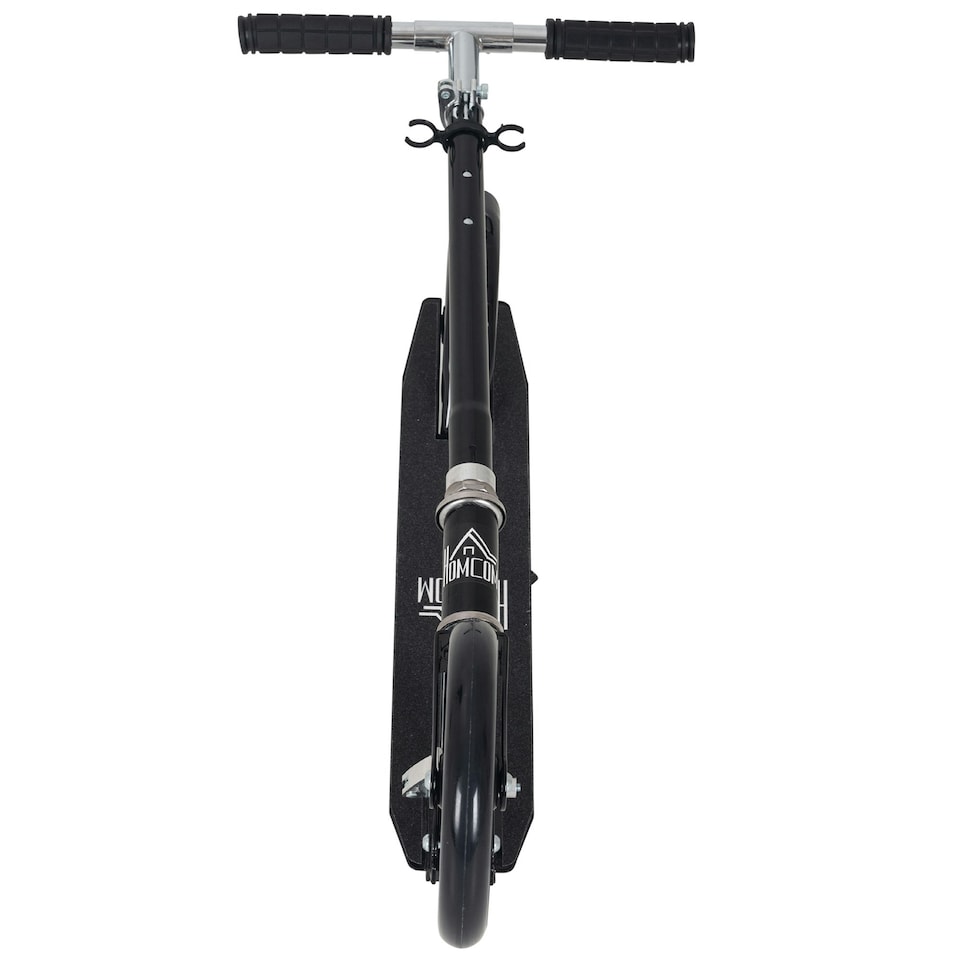 image 1 of HOMCOM Kids Scooter Ride On Toy Height Adjustable For 7-14 Years, Black