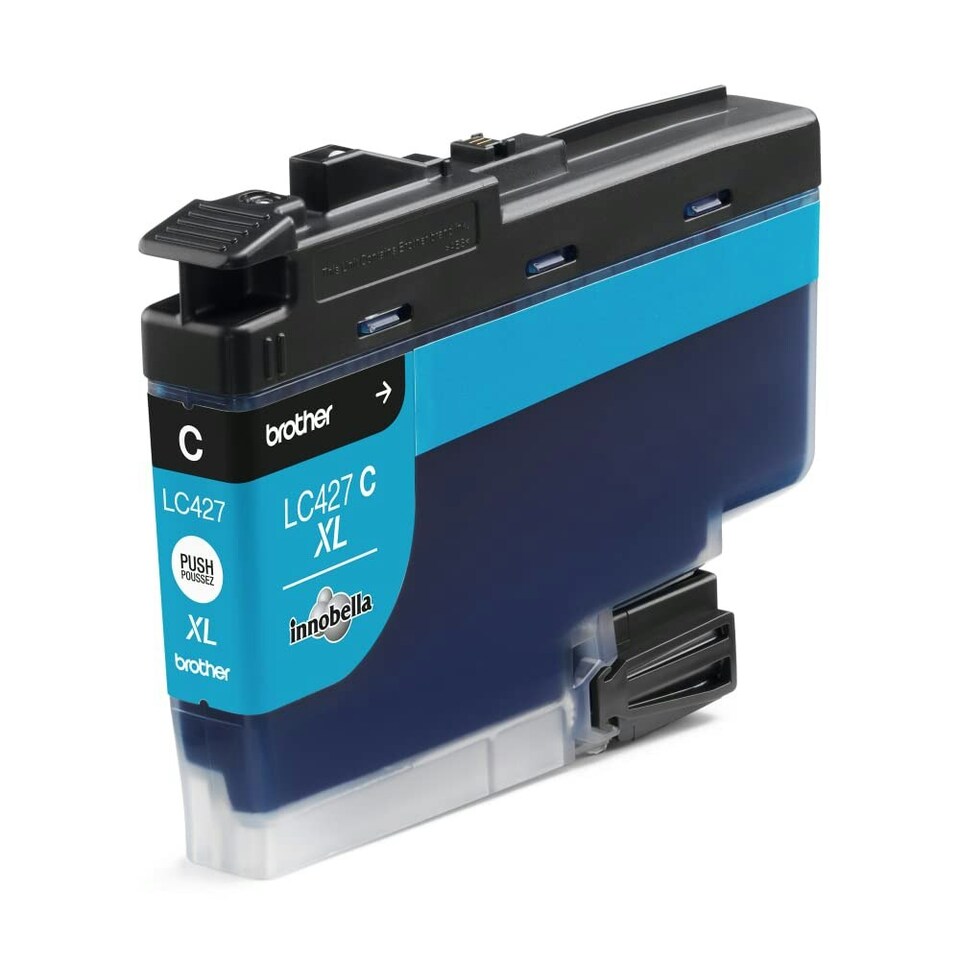 image 1 of BROTHER LC-427XLC Inkjet Cartridge, Cyan, Single Pack, High Yield, Includes 1 x Inkjet Cartridge, Genuine Supplies