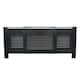 image 6 of Stylish MDF Black Horizontal Design Radiator Cover - Adjustable