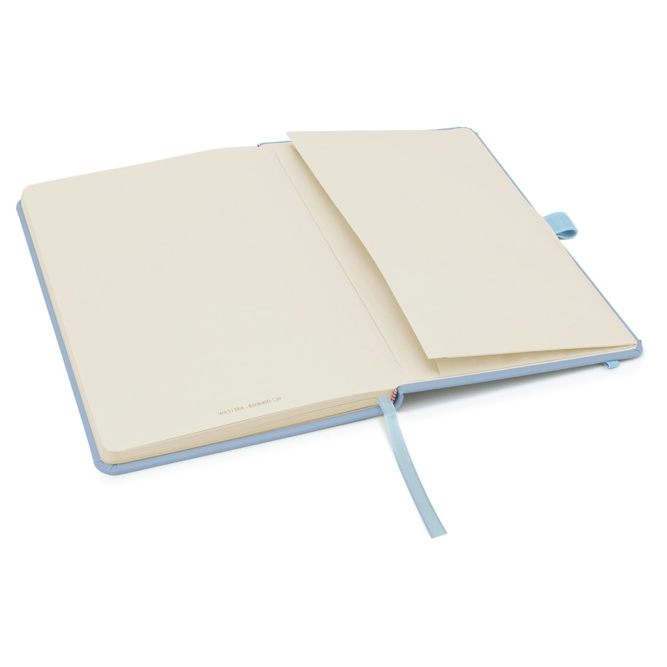 image 1 of Notes London A5 Wilson Lined Page Notebook Pastel Blue