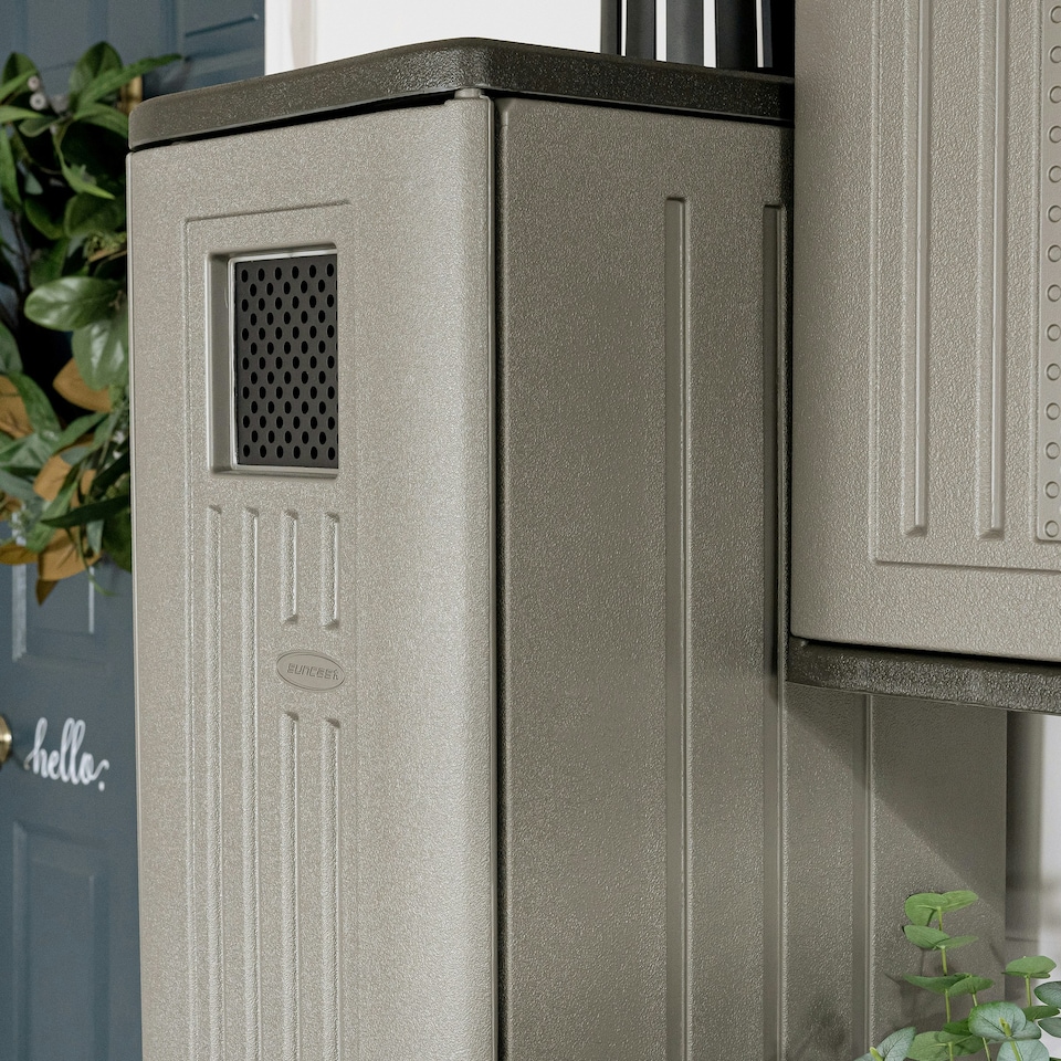 image 1 of Suncast Haven Tall Storage Locker | Grey