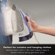 image 5 of Hamilton Beach Pro SteamMax Steam Iron - White/Blue