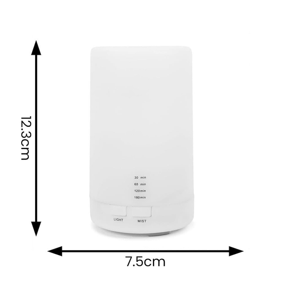 image 1 of ValueLights White Diffuser Aroma Lamp Essential Oil Colour Changing | White