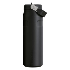 IceFlow Bottle Flip Straw 0.7L Water Bottle | Black | Black | 1