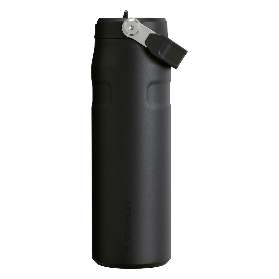image 1 of IceFlow Bottle Flip Straw 0.7L Water Bottle | Black | Black | 1