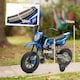 image 7 of AIYAPLAY 12V Kids Electric Motorcycle w/ Twist Grip Throttle, Music, Blue