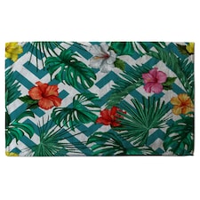 Tropical Leaves & Geometrics (Kitchen Towel)
